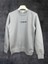Pamuklu Gri Oversize "let The Show Begin" Baskılı Sweatshirt 1