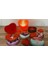 Romantik Kalp Set Masa Lambası & Peluş Anahtartık & Kokulu Romantik Kapaklı El Yapımı Mum ❤️ 2