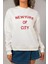 Kadın Nakışlı Üç Iplik Şardonlu Sweatshirt 3