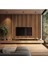 60X275 Akustik Ahşap Duvar Paneli, 8 mm, Mdflam, Teak Kaplama 1