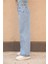 Zero Max Kar Yıkama Wide Leg Salaş Bol Paça Kadın Jeans Pantolon Jean 2