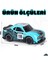 Uzaktan Kumandalı Full Fonksiyon LED Işıklı Gövde Oyuncak Rc Yarış Arabası Mavi 2