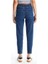 Indigo Beli Kemerli Mom Fit Kadın Jean Pantolon 3