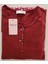Pamuklu Uzun Kollu Anne Pijama Takımı 6508 Bordo 2
