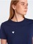 30584 Bisiklet Yaka Pamuklu T-Shirt-Lacivert 4