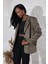 Hot Fashion Kadın Mono Yaka Nubuk Ceket 2