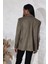 Hot Fashion Kadın Mono Yaka Nubuk Ceket 5