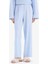 Yeni Sezon Fall In Love Çizgili Uzun Boy Poplin Pijama Altı 4