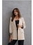 Robin Kadın Leopar Astarlı Klasik Blazer Ceket 1
