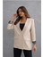 Robin Kadın Leopar Astarlı Klasik Blazer Ceket 4