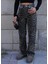 Leopar Desen Straight Jean Pantolon 1
