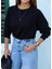 Siyah Bodysüit Sweatshirt 3