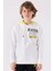 Erkek Çocuk Kapüşonlu Sweatshirt 5-16 Yaş Beyaz 1