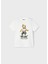 Erkek Çocuk Kaykay Baskılı Tshirt 4-8 Yaş Krem 1