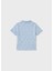 Erkek Bebek Baskılı Polo Yaka Tshirt 1-3 Yaş Mavi 2