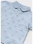 Erkek Bebek Baskılı Polo Yaka Tshirt 1-3 Yaş Mavi 3