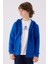 Erkek Çocuk Fermuarlı Sweatshirt 5-16 Yaş Mavi 3
