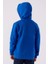 Erkek Çocuk Fermuarlı Sweatshirt 5-16 Yaş Mavi 5