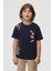 Erkek Çocuk Autumn Tshirt 4-8 Yaş Indigo 1