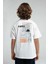 Erkek Çocuk Baskılı Tshirt 5-16 Yaş Beyaz 3