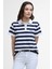 Ashbourne Çizgili Polo Yaka NY73 Navy Stripe 1