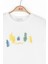 Nk Kız Çocuk Sharp Tshirt 4-8 Yaş Ekru 3