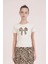 Dmb Kız Çocuk Leopar Baskılı Crop 9-14 Yaş Krem 1