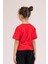 Dmb Kız Çocuk Baskılı Tshirt 4-9 Yaş Kırmızı 3