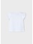 Mayoral Kız Çocuk Aplikeli Tshirt 4-8 Yaş Beyaz 3