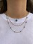 Gold 18K Mini Mavi Boncuk Kolye 2