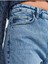 Kar Yıkama Comfort Mom Jean Pantolon-Mavi 4