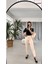 Lora Super Bej Mom Boyfriend Kot Pantolon Yüksek Bel Esnek 2024 1