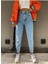 Kadın Gold Skinny Dar Mom Buz Kar Mom Likralı Yüksek Bel Fit Mom Jeans 2024 3