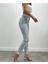 Zero Max Yüksek Bel Blue Mom Jeans Likralı Esnek Mavi Kot Pantolon 3