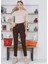 Lora Super Kahve Mom Boyfriend Kot Pantolon Yüksek Bel Esnek 2024 1