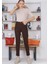 Lora Super Kahve Mom Boyfriend Kot Pantolon Yüksek Bel Esnek 2024 2