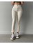 Krem Renk Mom Jean Pantalon 3