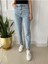 Lamina Mavi Kar Yıkama Yüksek Bel Mom Jeans Boyfriend (1 Beden Büyük Alınız) 1