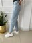 Lamina Mavi Kar Yıkama Yüksek Bel Mom Jeans Boyfriend (1 Beden Büyük Alınız) 3