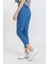 Max Mavi Kadın Yüksek Bel Mom Jean 5