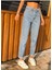 Zero Max Yüksek Bel Mavi Mom Jeans Likralı Esnek Kot Pantolon(1 Beden Büyük Alınız) 4