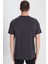 Relaxed Fit Small Logo Siyah Erkek Kısa Kol T-Shirt 2