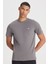 Lee Bisiklet Yaka T-Shirt Antrasit Erkek Kısa Kol T-Shirt 1