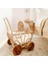 Rattan Oyuncak Çiçekli Bebek Arabası 3