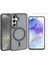 Samsung Galaxy S25 Kılıf Magsafe Şarj Özellikli Mat Arka Yüzey Zore Sio Kapak + Nano Ekran Koruyucu 1