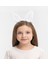 LED Işıklı Peluş Pofuduk Tavşan Kulak Tavşan Taç Beyaz 17X23 cm (3791) 1