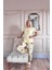 Sarı Sweet Desenli Bambu Kısa Kol Kadın Pijama Takımı 5