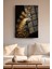 Tavus Kuşu Cam Tablo 4 Modern Tablo Dekoratif Tablo Salon Tablosu 2