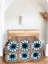 El Yapımı Ahşap Burslu Örgü Motifli Clutch Çanta Bej / Standart 2