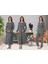 Dvina Effortt Lohusa 4'lü Set - Sabahlık/pijama Takımı/gecelik Füme - 4046 1